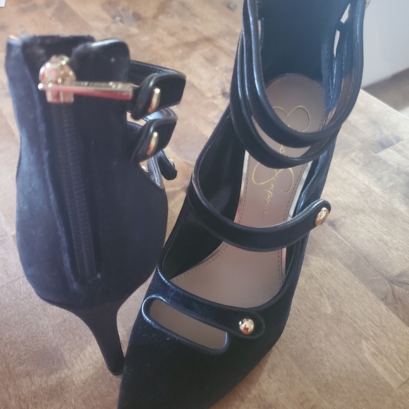 Jessica Simpson velvet high heel, size 8.5 - Picture 2 of 7